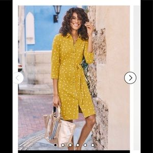 BODEN TARA JERSEY SHIRT DRESS